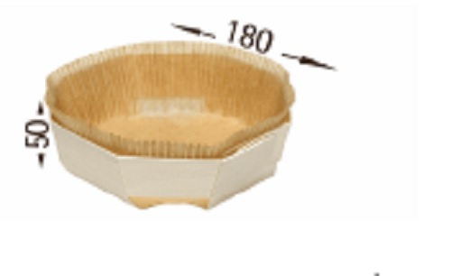 Holzschale 180x50 mmm 120 St 